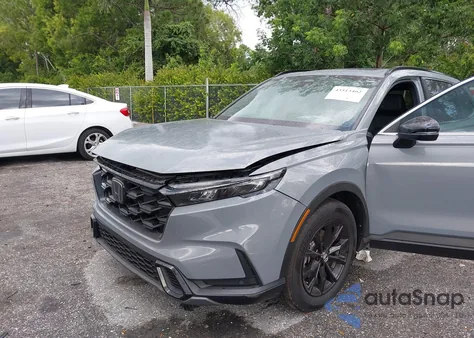 2025 Honda Cr-V Hybrid Sport-L из США, поврежденный, VIN 7FARS5H85SE030547